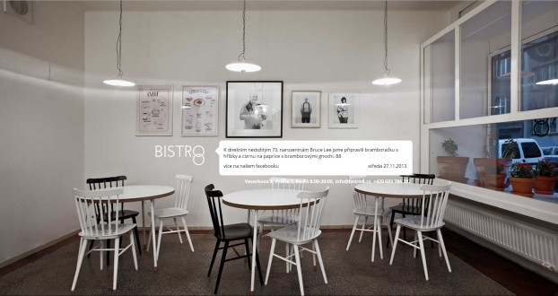 Velké produktové fotografie, atin studio blog - Bistro 8