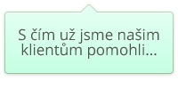 Tooltip se šipkou - atin studio, about